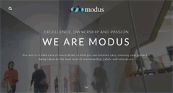 Desktop Screenshot of modusprojects.com.au