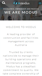 Mobile Screenshot of modusprojects.com.au